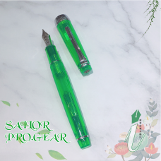 寫樂 SAILOR PROFESSIONAL GEAR SLIM 透明綠色 鋼筆墨水筆 14K金筆尖 11-9047-260